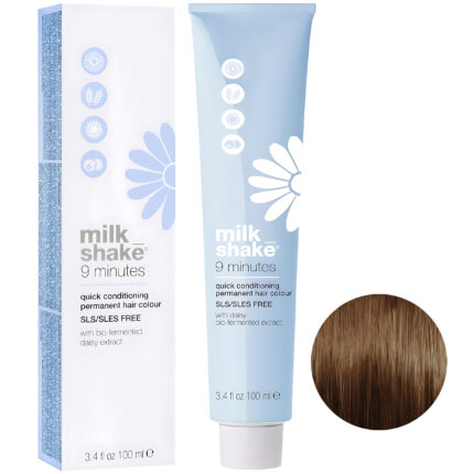 رنگ مو میلک شیک شماره 6.0 حجم 100 میلی لیتر رنگ بلوند تیره