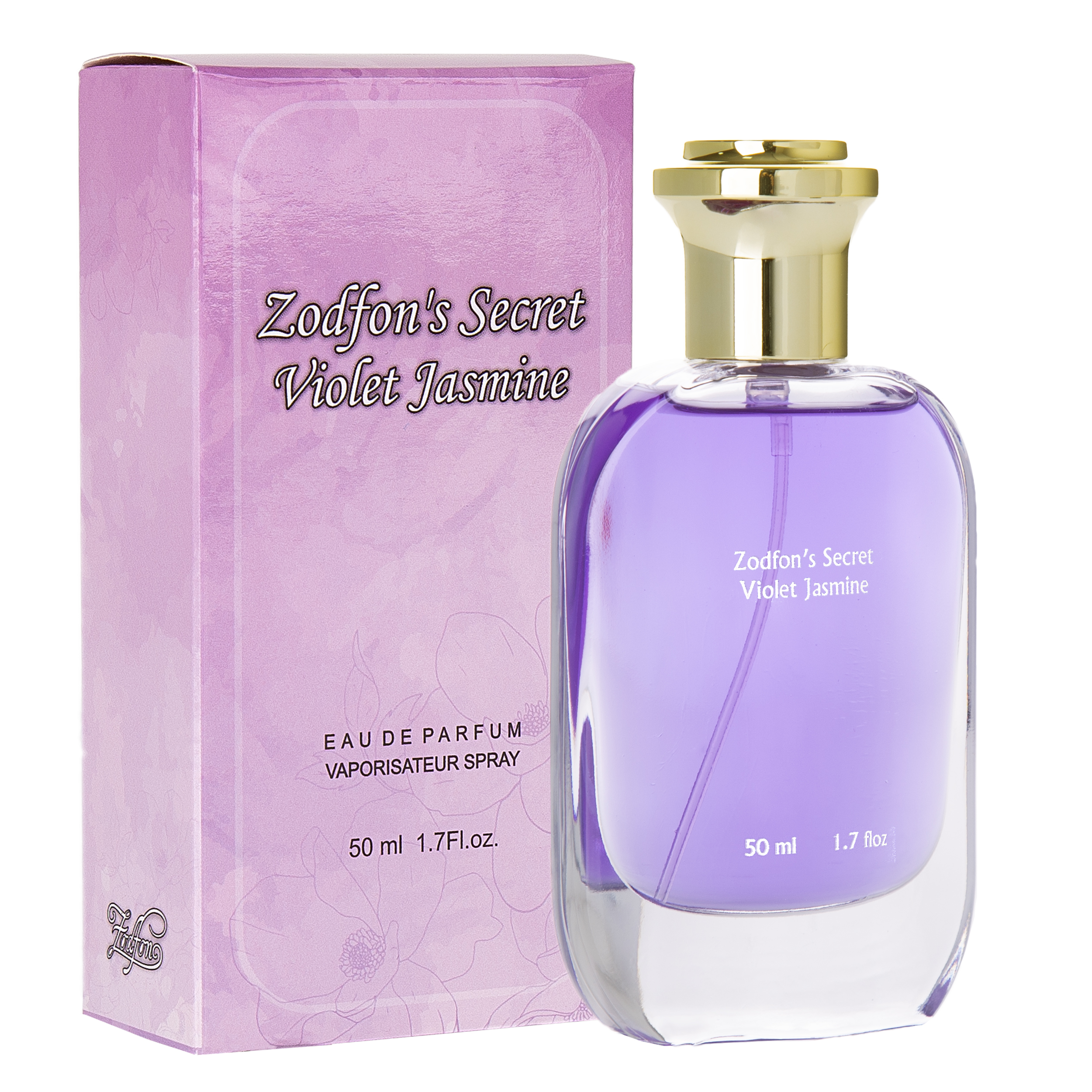 ادو پرفیوم زنانه زدفون مدل Violet Jasmine با رایحه خنک حجم 50 میلی لیتر ادو پرفیوم زنانه زدفون مدل Violet Jasmine با رایحه خنک حجم 50 میلی لیتر